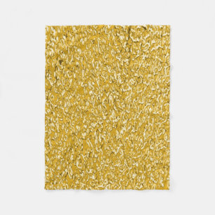 Cobertor De Velo PURE DOURADO Splatter Patterno + texto/foto