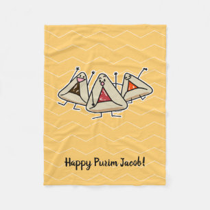 Cobertor De Velo Purim hamantaschen a pastelaria Sameach Oznei