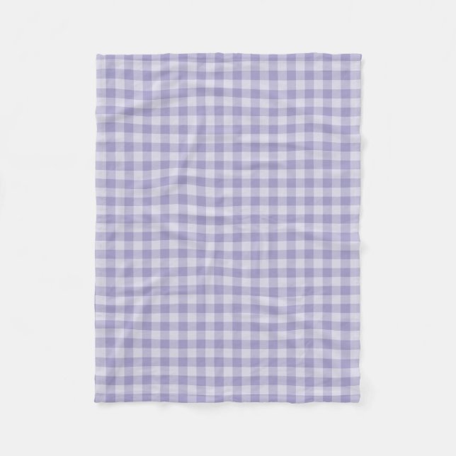 Cobertor De Velo Purple Checkerboard Pattern (Frente)