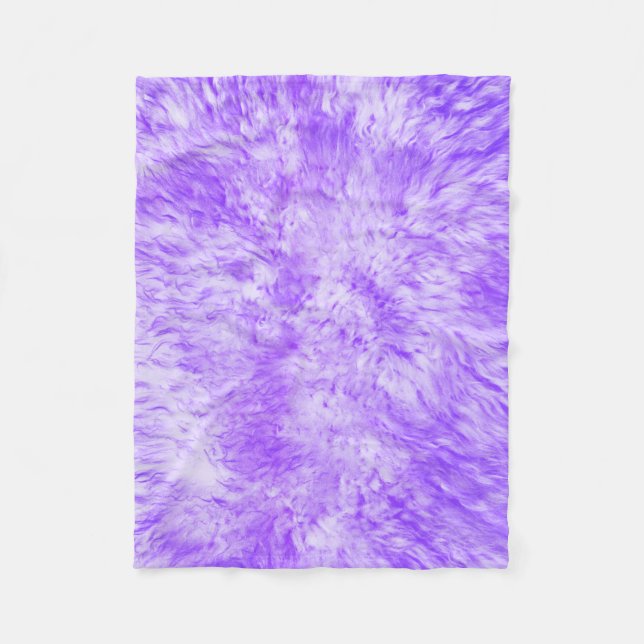 Cobertor De Velo Purple fur Frenzy (Frente)