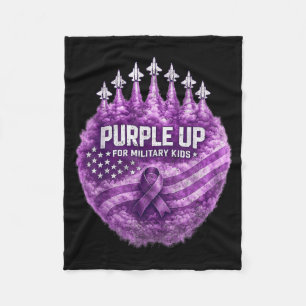 Cobertor De Velo Purpurear pelos filhos de militares bandeira dos E