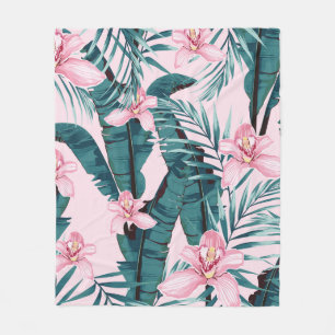 Cobertor De Velo Quadro trópico de verão pintando um padrão unif