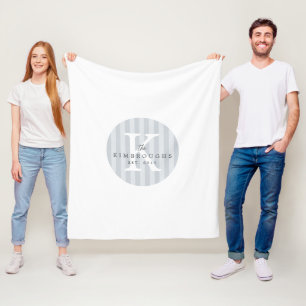 Cobertor De Velo Qualquer Cores Personalizadas Listras Círculo Mono