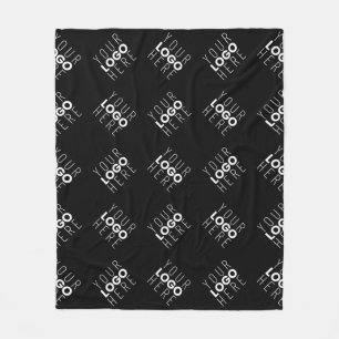 Cobertor De Velo Qualquer logotipo ou imagem carregada Padrão dis