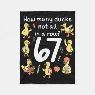 Cobertor De Velo Quantos Patos Nem Todos Em Uma Linha Engraçado 67