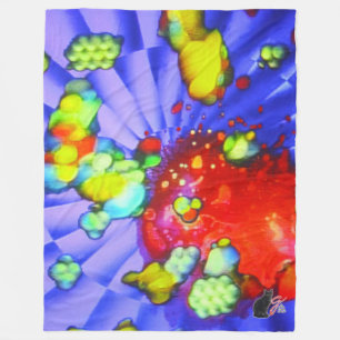 Cobertor De Velo Quantum Quietude Fleece Blanket