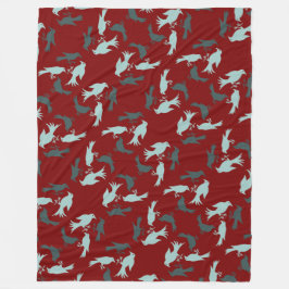 Cobertor De Velo Quatro Pássaros Chamando De Corte Do Século De Méd