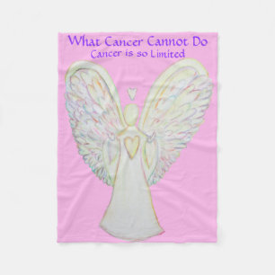 Cobertor De Velo Que Cancer Não Pode Fazer Anjo Chemo Personalizad
