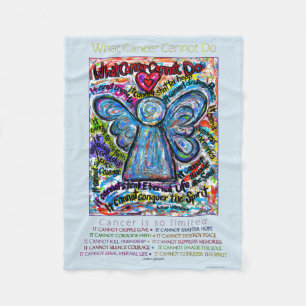 Cobertor De Velo Que Cancer Não Pode Fazer Chemo Angel Fleece Em A