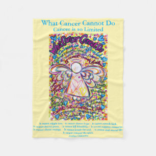 Cobertor De Velo Que Cancer Não Pode Fazer O Anjo Chemo Personaliz