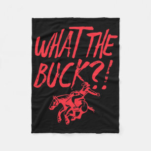 Cobertor De Velo Que Cavalo Buck Rodeo Cowboy Horseback Andando