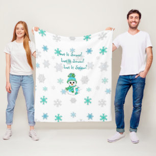 Cobertor De Velo Que Neve Flocos de Neve e Natal