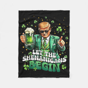 Cobertor De Velo Que Os Shenanigans Comecem A Engraçada Trump St Pa