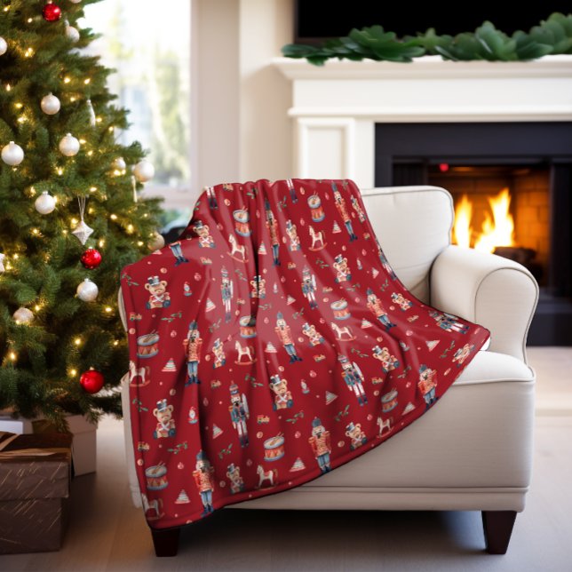 Cobertor De Velo Quebra-Nozes (Nutcracker Fleece Blanket
)