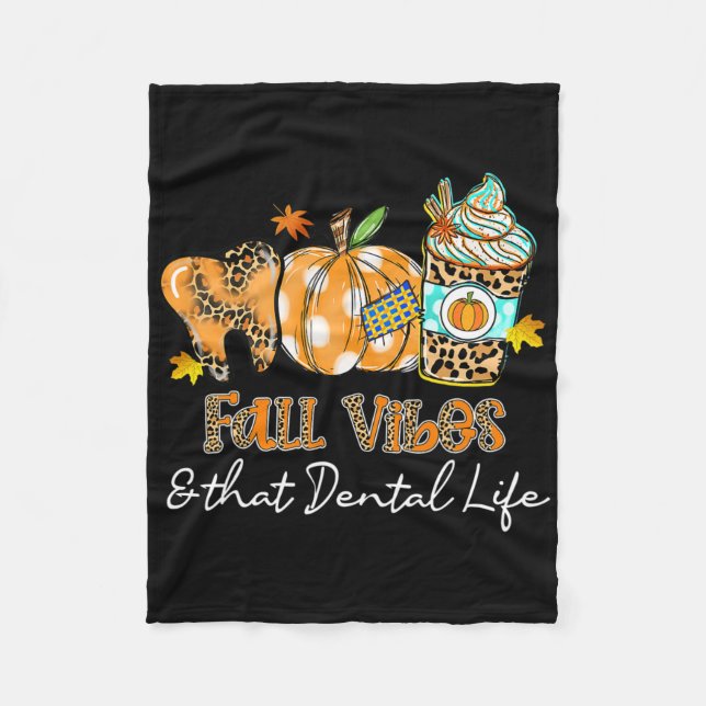 Cobertor De Velo Queda Das Víblias E Aquela Queda Da Pumpkin Dentár (Frente)
