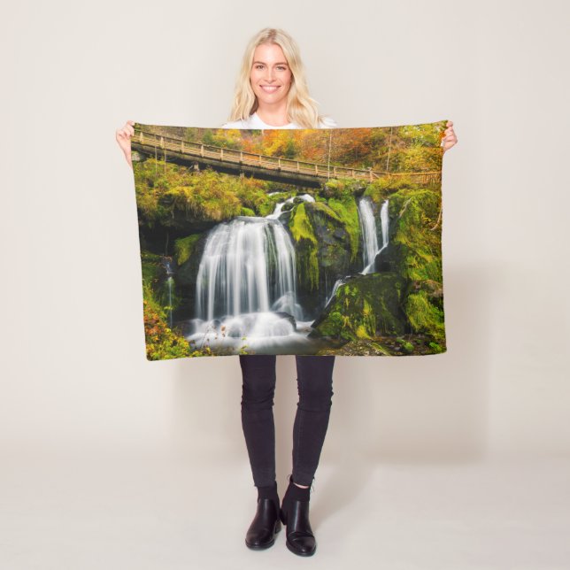 Cobertor De Velo Quedas | Triberg Waterfall, Alemanha (In Situ)