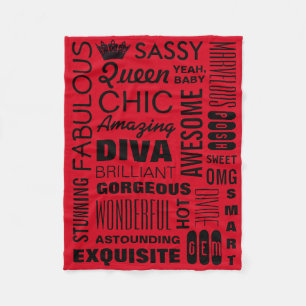 Cobertor De Velo Queen Fleece Blanket