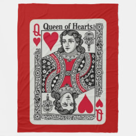 COBERTOR DE VELO QUEEN OF HEARTS