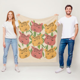 Cobertor De Velo Queijos Selvagens Plantas Verdes