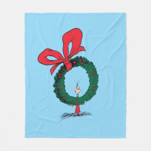 Cobertor De Velo Quem Espia Através da Coroa de Natal