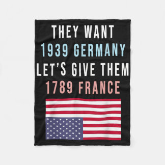 Cobertor De Velo Querem 19 Alemães Demos-Lhes 1789 França _1