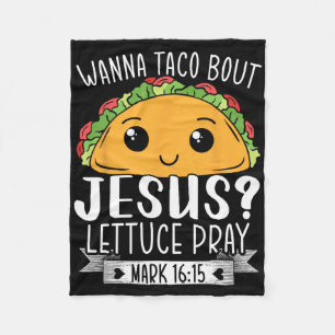 Cobertor De Velo Queremos Taco Sobre Jesus Alface Reze Mark 1615 Ci