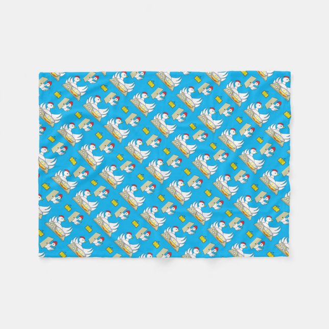 Cobertor De Velo Querida, sou Galinha em Casa (Frente (Horizontal))