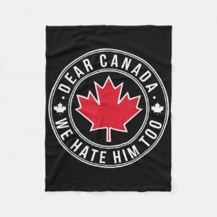 Cobertor De Velo Querido Canadá, Nós O Odiamos Também