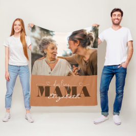 Cobertor De Velo Querido Mama Fotografia para a mãe