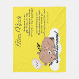 Cobertor De Velo Querido Sonho Bebê