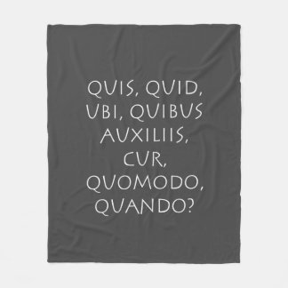 Cobertor De Velo Quis Quid Ubi Quibus Auxiliis Cur Quomodo Quando