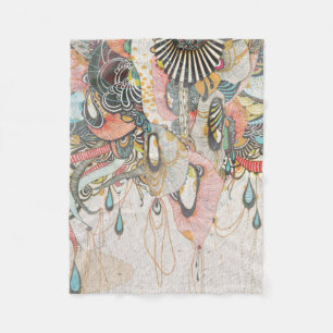 Cobertor De Velo Rabiscar a Língua da Luz