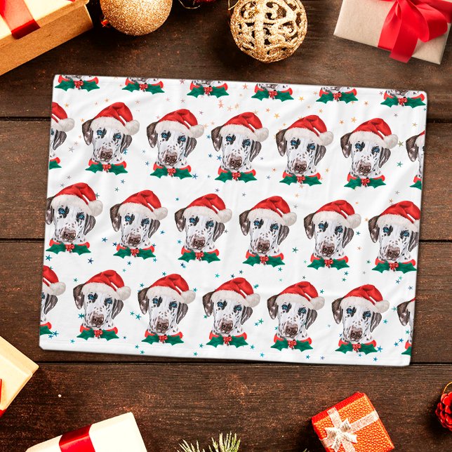 Cobertor De Velo Raça de Cão Dalmata Natal (Criador carregado)