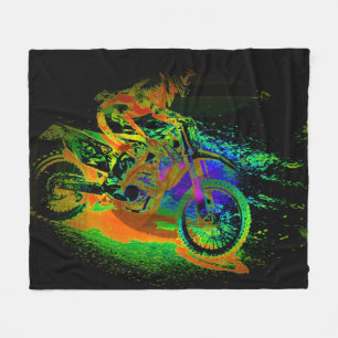 Cobertor De Velo Raça para o Finish! - Motocross Racer