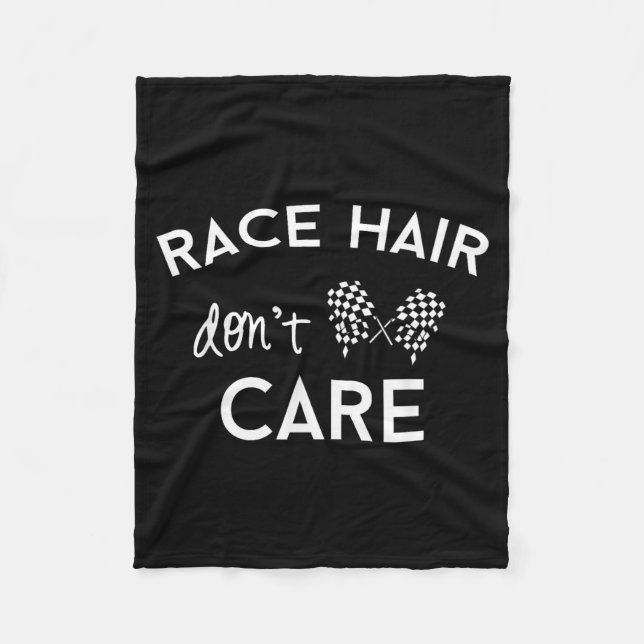 Cobertor De Velo Race Hair Don't Care, Funny Girls Racing  (Frente)