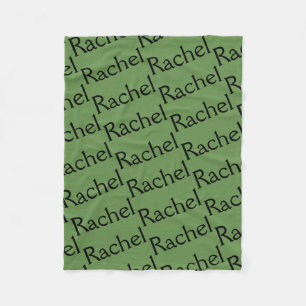 Cobertor De Velo Rachel do preto órfão, pancadinha da repetição