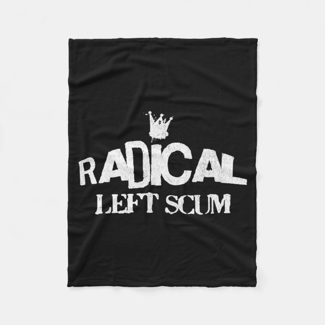 Cobertor De Velo Radical Left S Funny Sarcastic Quote  (Frente)