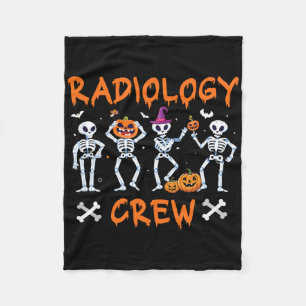 Cobertor De Velo Radiologia Dançando Tripulação Fantasma de outono