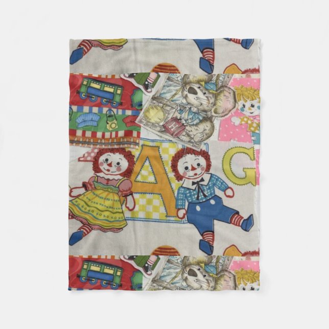 Cobertor De Velo Rag Doll Baby Blanket (Frente)