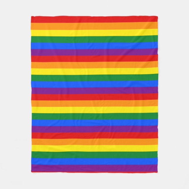 Cobertor De Velo Rainbow Pride (Frente)