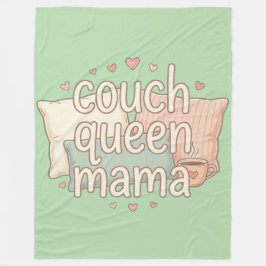 Cobertor De Velo Rainha do Sofá Design Estético Mama Fofo Confortáv
