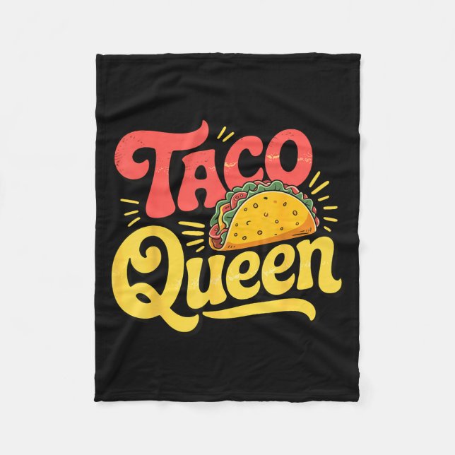 Cobertor De Velo Rainha do taco  (Frente)