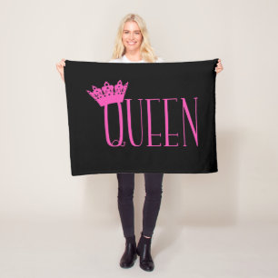 Cobertor De Velo "Rainha" Fleece Blankets