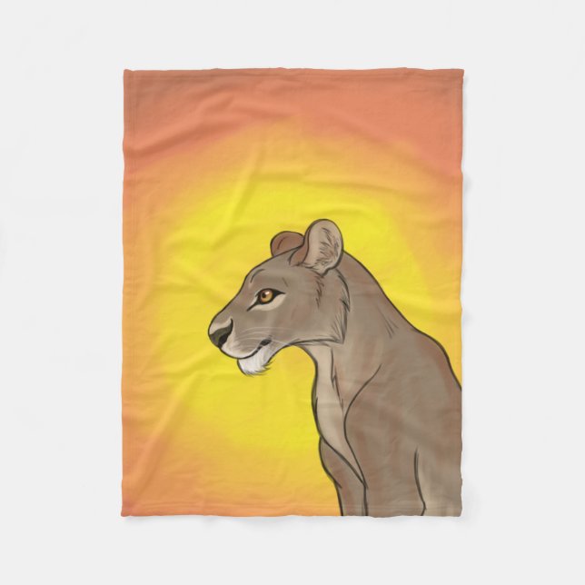 Cobertor De Velo Rainha Lioness (Frente)