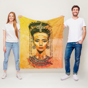 Cobertor De Velo Rainha Régia do Egito – Arte Neo-Faraônica Moderna