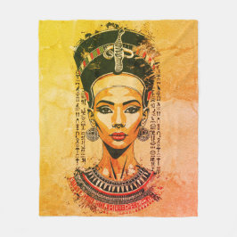 Cobertor De Velo Rainha Régia do Egito – Arte Neo-Faraônica Moderna