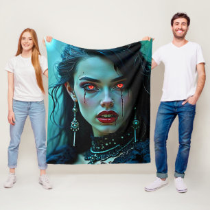 Cobertor De Velo Rainha Vampira: Arte de Sedução Obscura