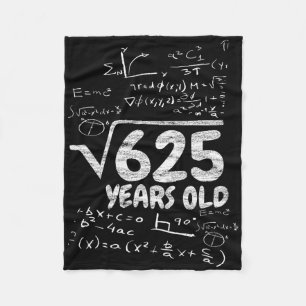 Cobertor De Velo Raiz Quadrada De 625 Anos De Idade - Matemática En
