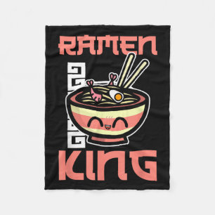 Cobertor De Velo Ramen King Ramen Noodles Lover Engraçado Citação P