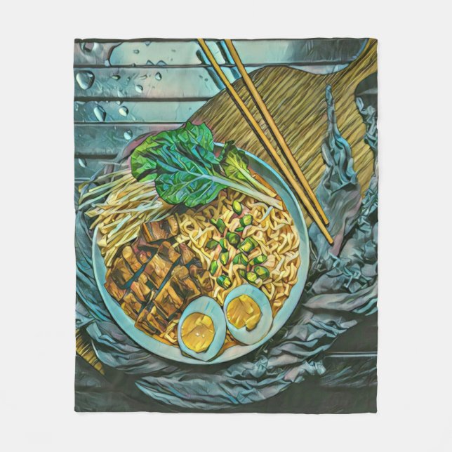 Cobertor De Velo Ramen lover gift (Frente)